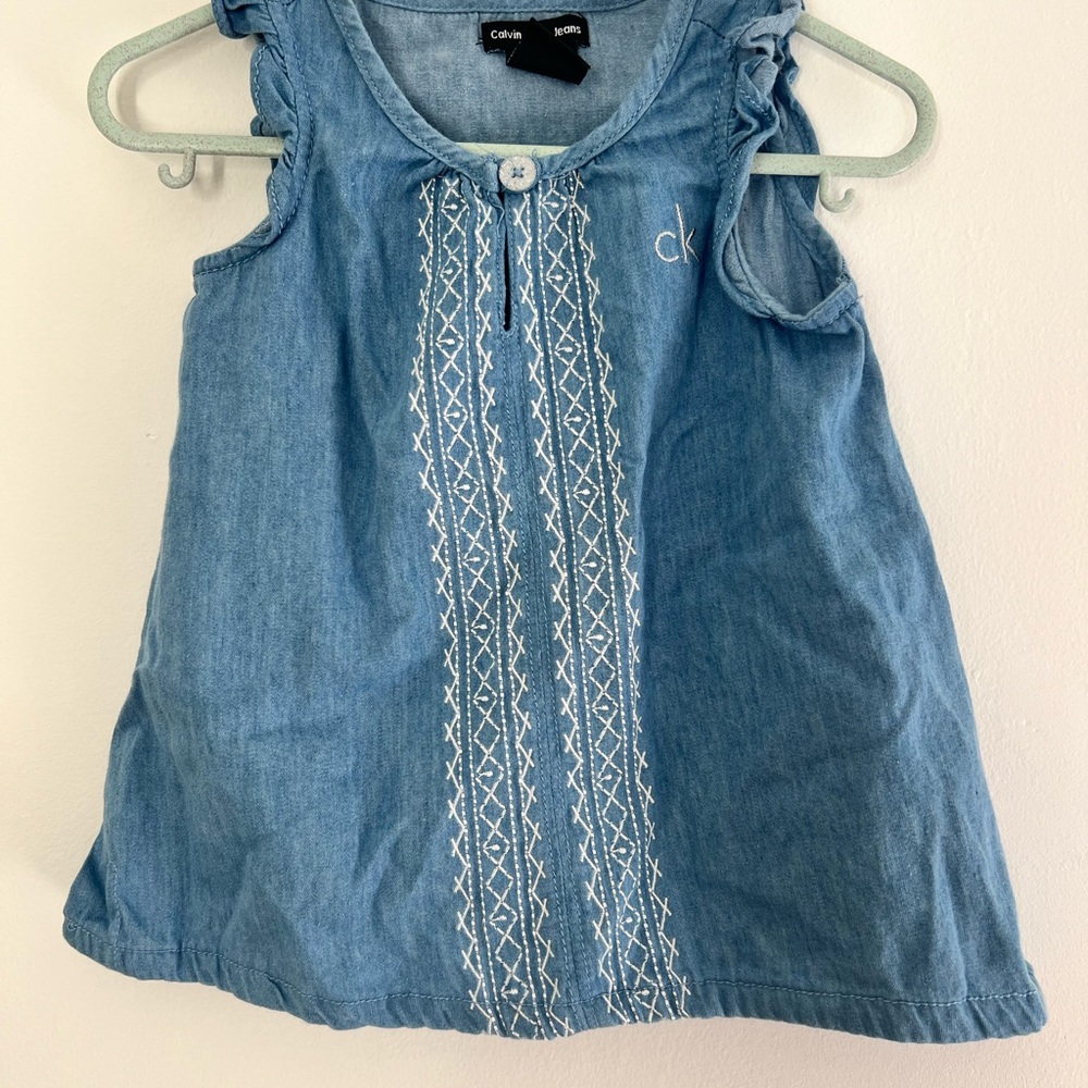Calvin Klein Jeans Blue Kids Casual Dress